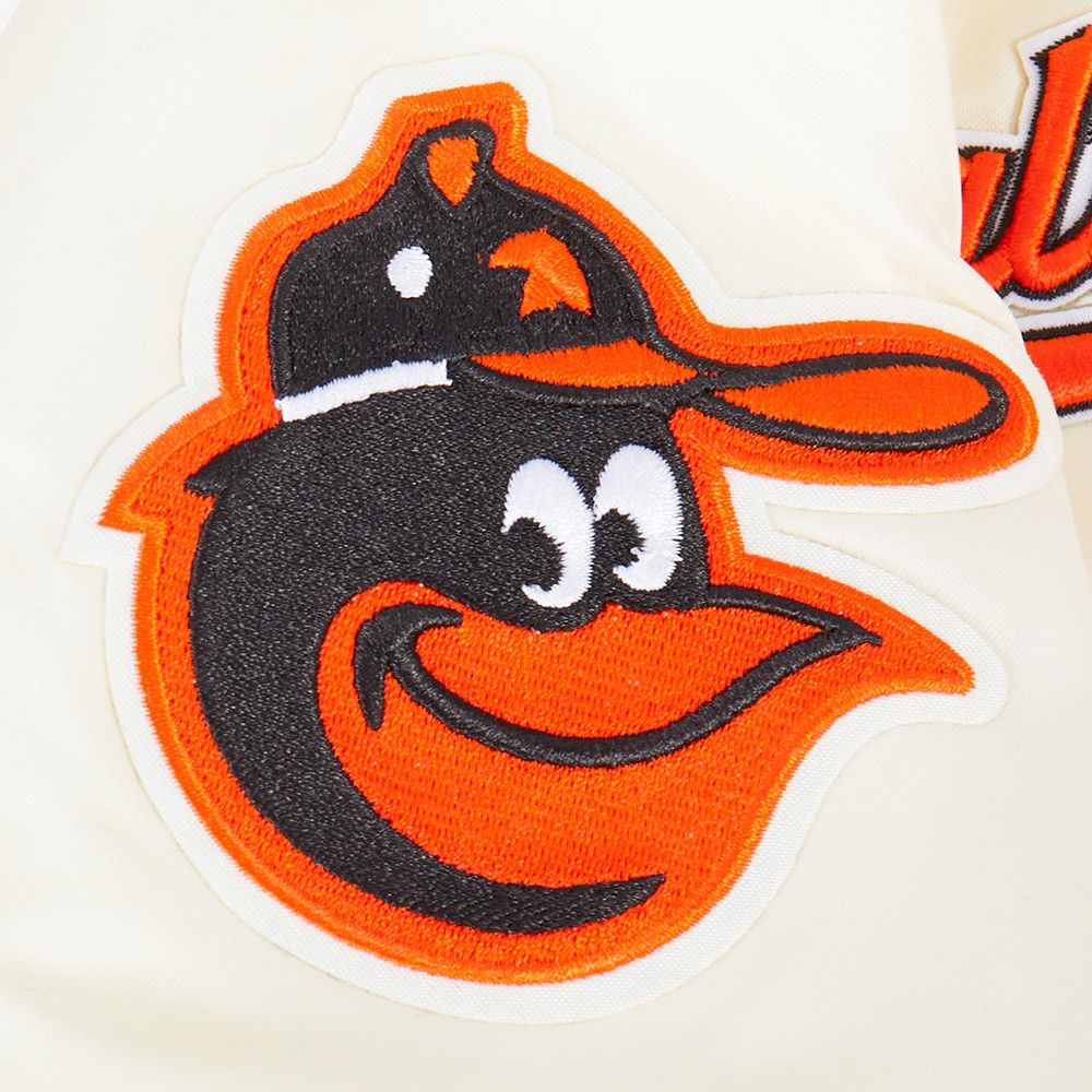 Pro Standard Youth Baltimore Orioles Cream Classic Satin Jacket product image