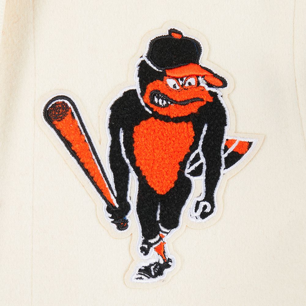 Pro Standard Youth Baltimore Orioles Cream Classic Varsity Jacket product image