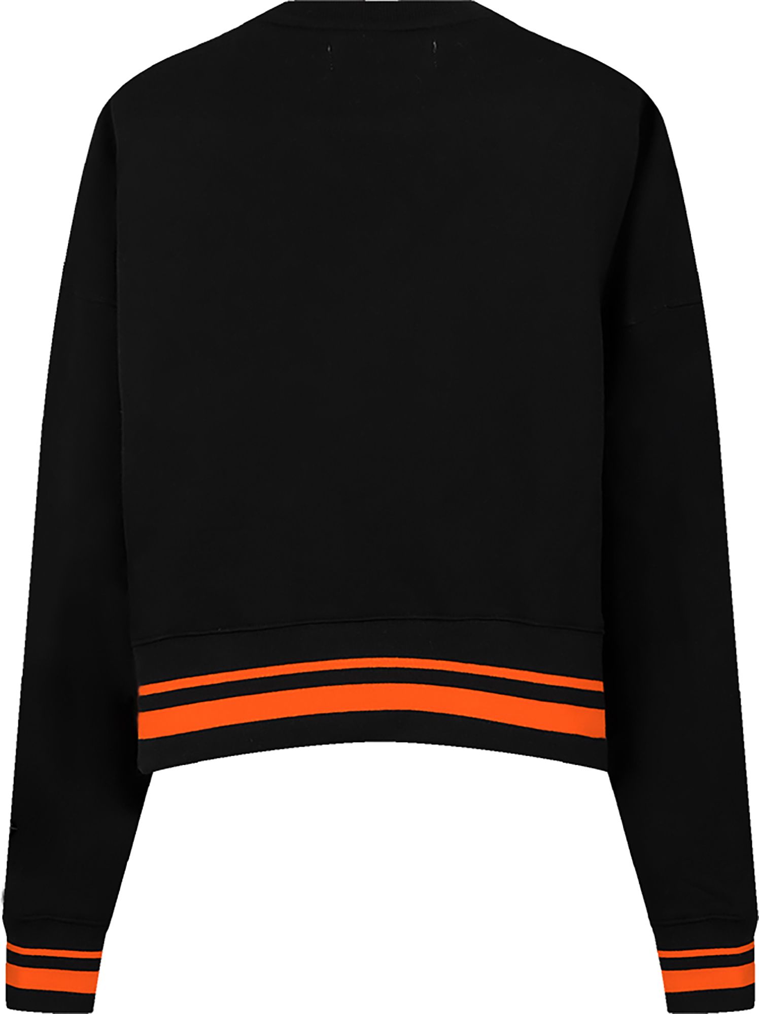 Pro Standard Women's Baltimore Orioles Black Logo Fleece Crew Neck Sweatshirt product image