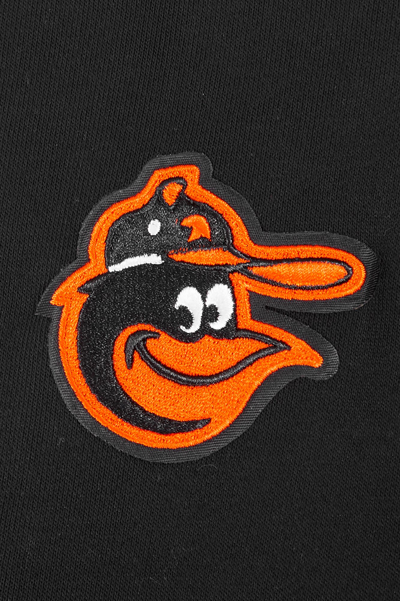 Pro Standard Women's Baltimore Orioles Black Logo Fleece Crew Neck Sweatshirt product image