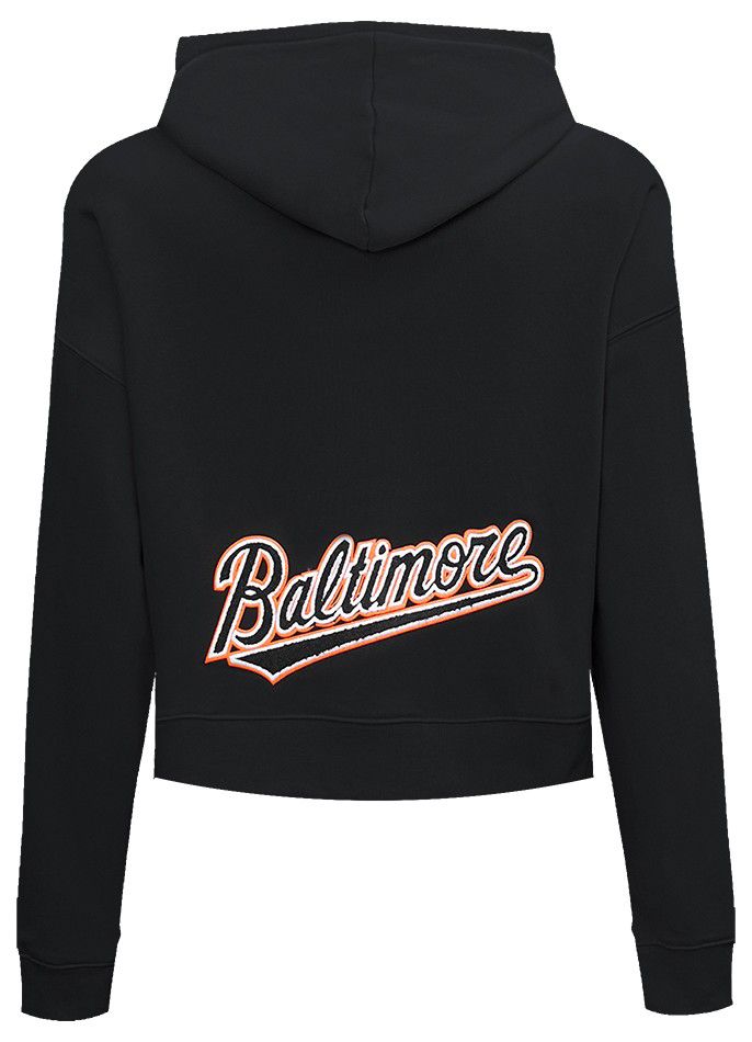 Pro Standard Women's Baltimore Orioles Black Classic Cropped Pullover Hoodie product image