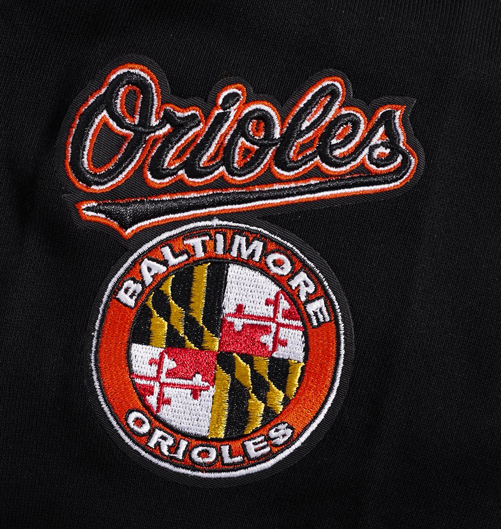 Pro Standard Women's Baltimore Orioles Black Classic Cropped Pullover Hoodie product image
