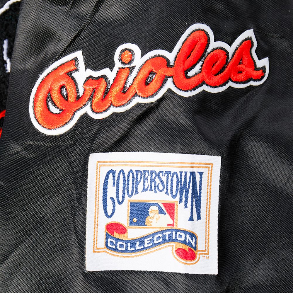 Pro Standard Boys' Baltimore Orioles Black Classic Satin Jacket product image