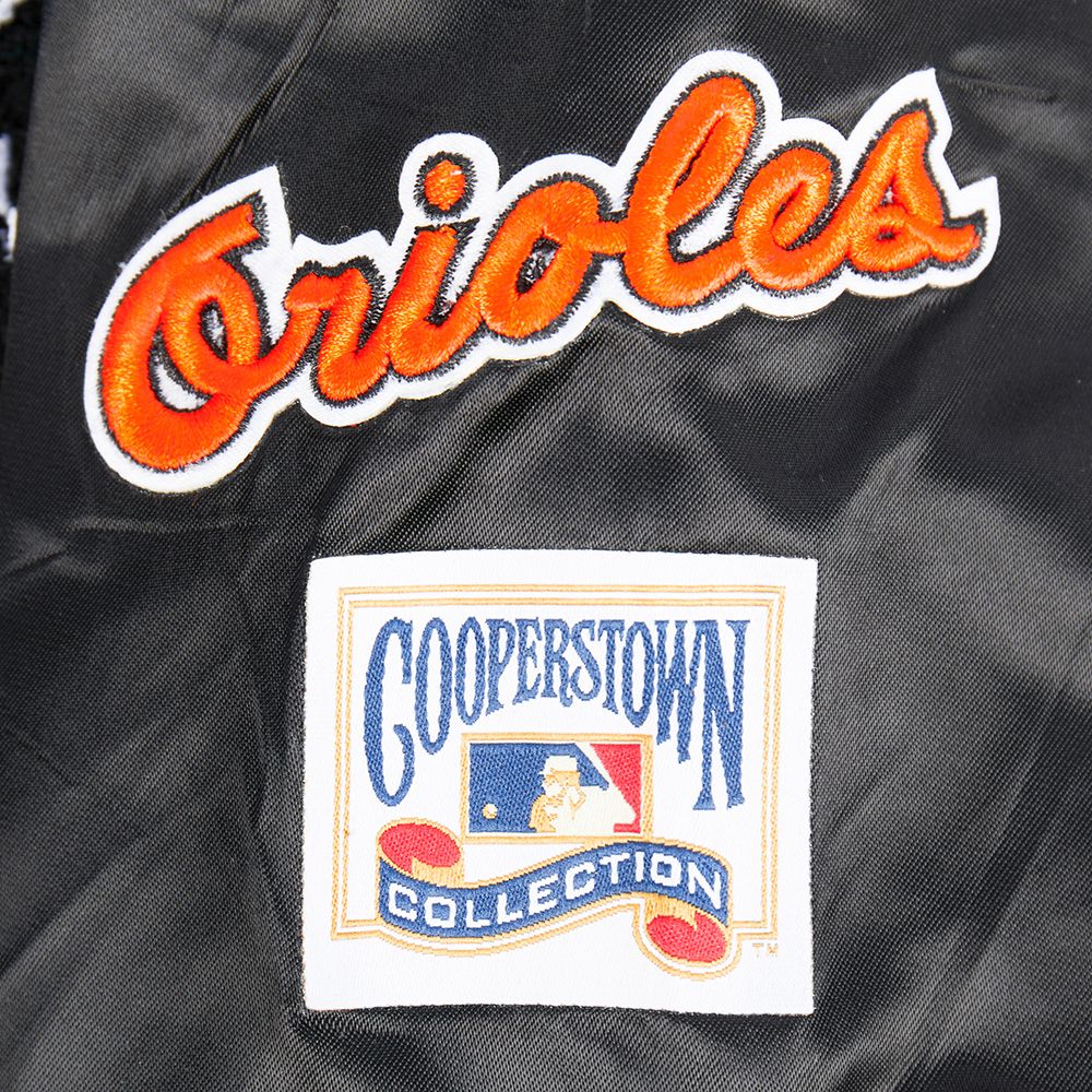 Pro Standard Boys' Baltimore Orioles Black Classic Satin Jacket product image