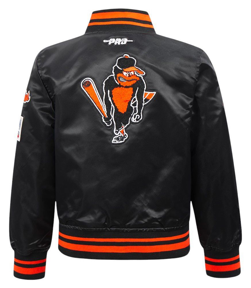 Pro Standard Toddler Baltimore Orioles Black Classic Satin Jacket product image