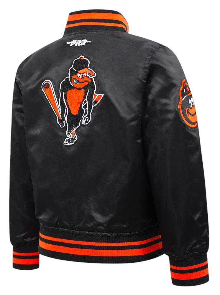 Pro Standard Toddler Baltimore Orioles Black Classic Satin Jacket product image