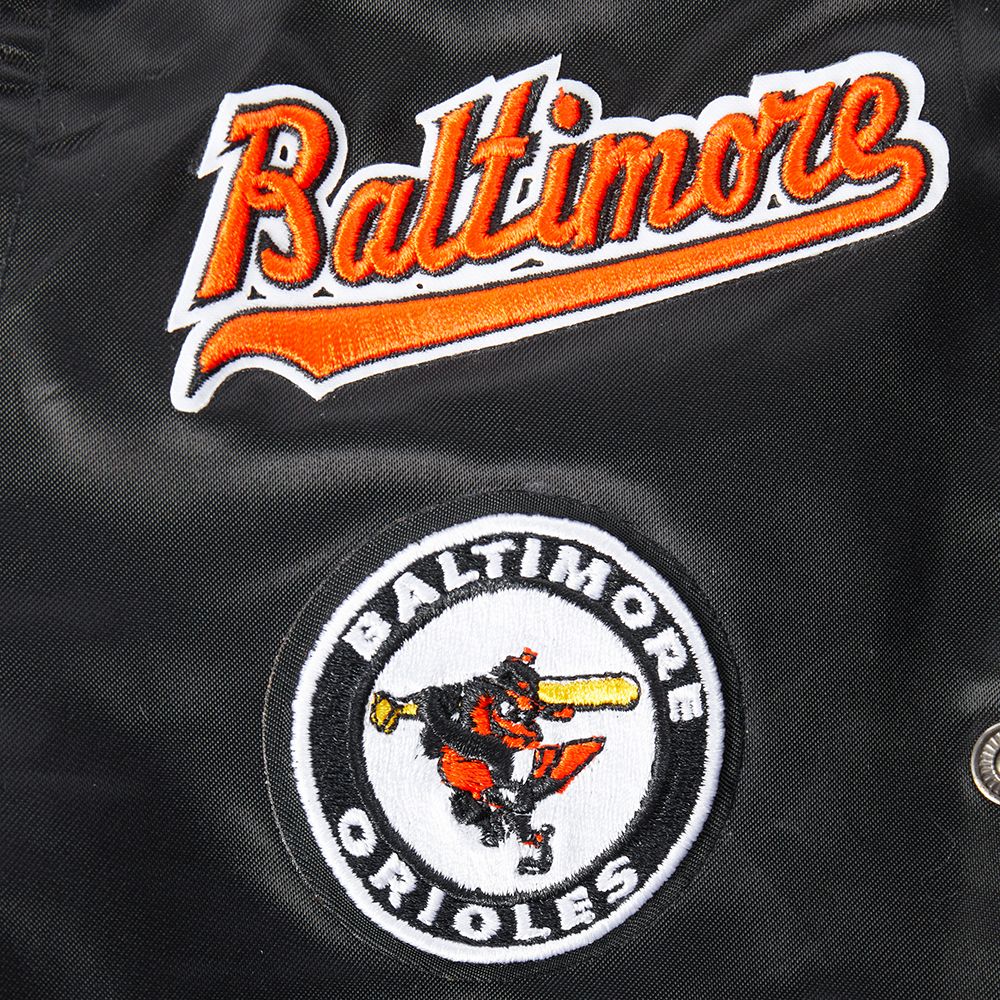 Pro Standard Toddler Baltimore Orioles Black Classic Satin Jacket product image