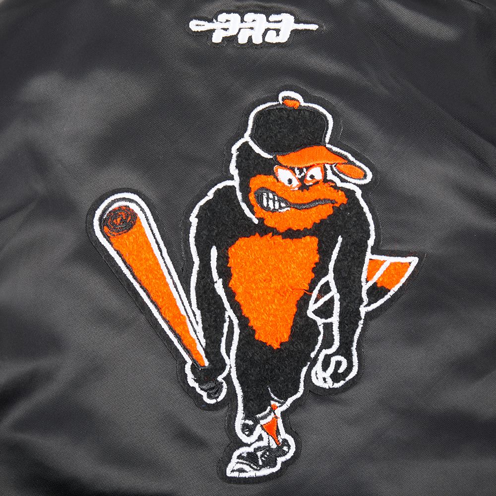 Pro Standard Toddler Baltimore Orioles Black Classic Satin Jacket product image