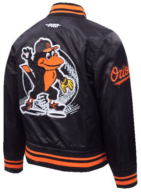 Pro Standard Toddler Baltimore Orioles Black Satin Jacket product image