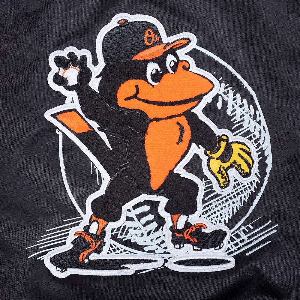 Pro Standard Toddler Baltimore Orioles Black Satin Jacket product image