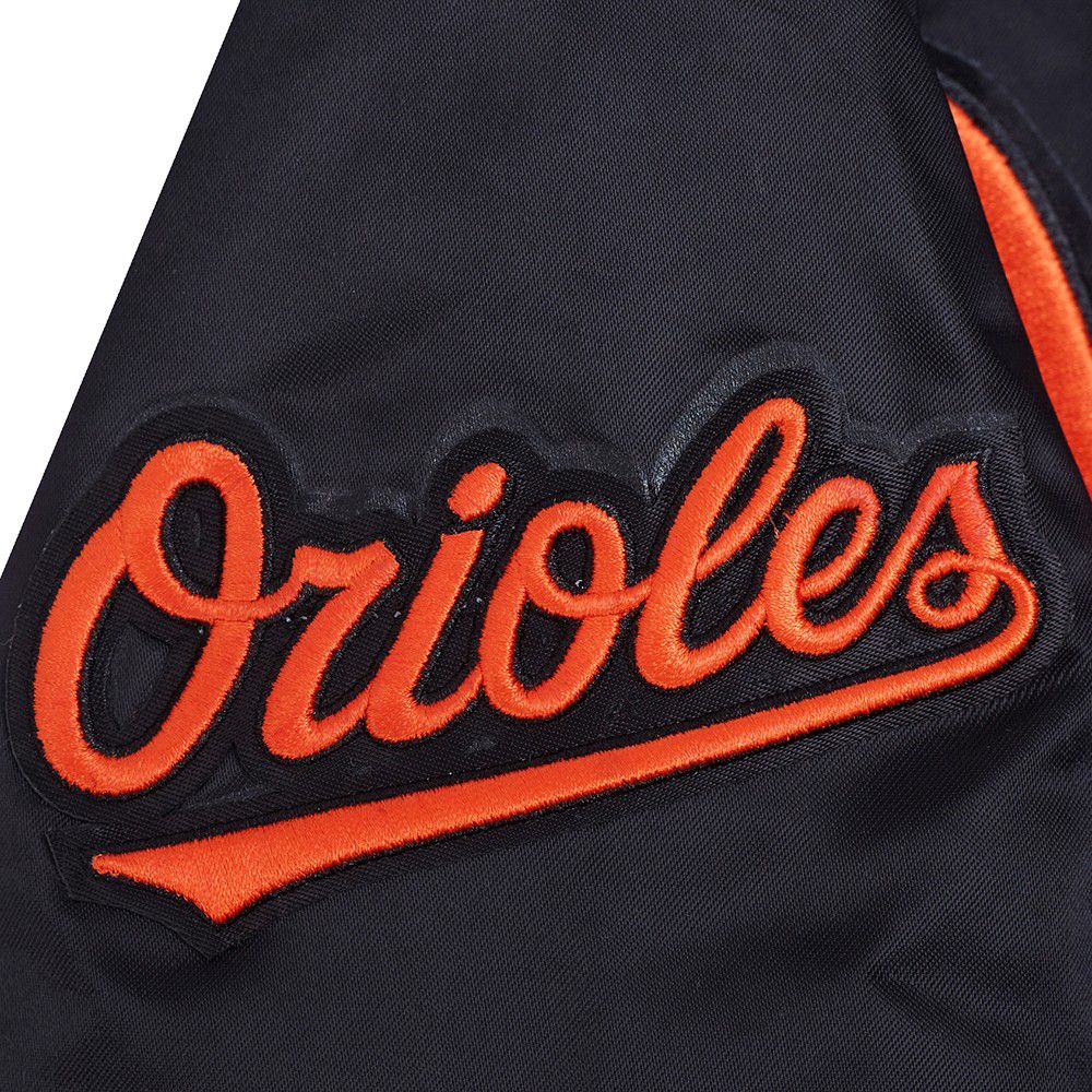 Pro Standard Toddler Baltimore Orioles Black Satin Jacket product image