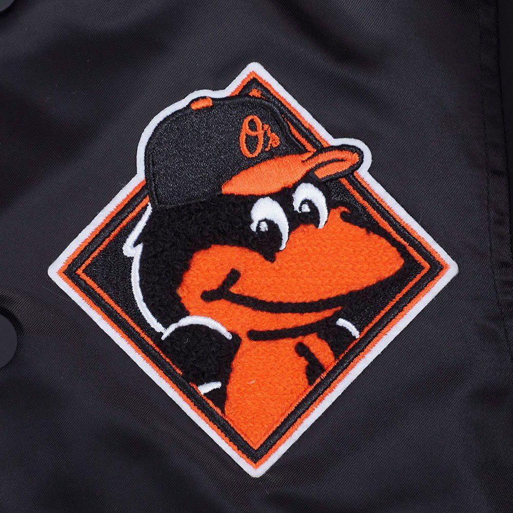 Pro Standard Toddler Baltimore Orioles Black Satin Jacket product image