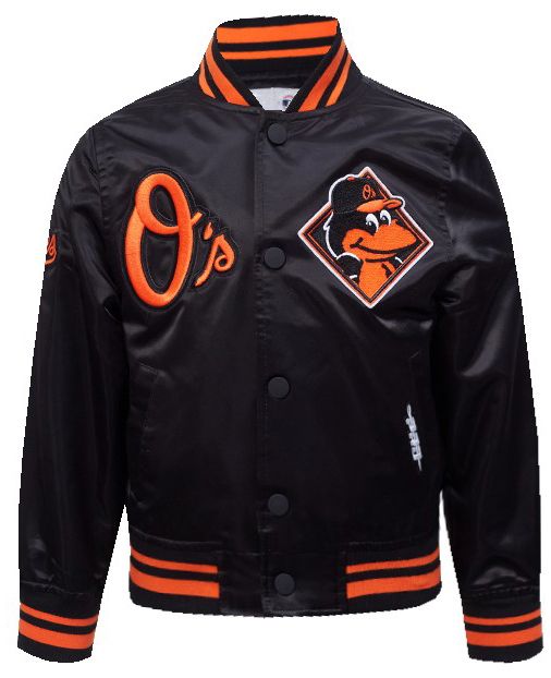 Pro Standard Toddler Baltimore Orioles Black Satin Jacket product image