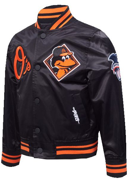Pro Standard Toddler Baltimore Orioles Black Satin Jacket product image
