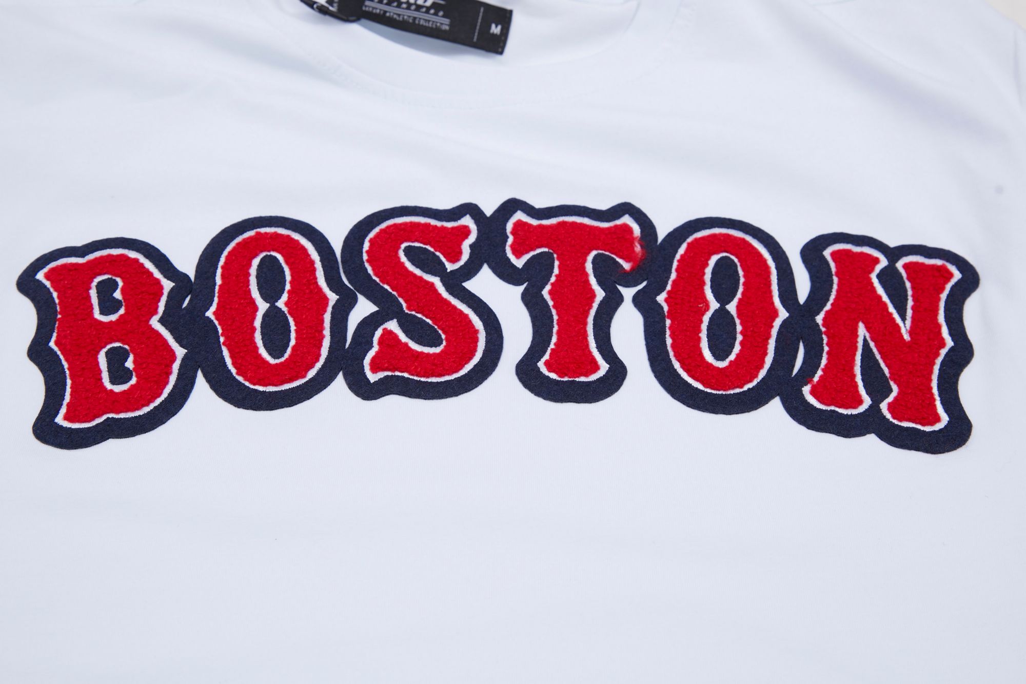Pro Standard Men's Boston Red Sox White Classic Chenille T-Shirt product image