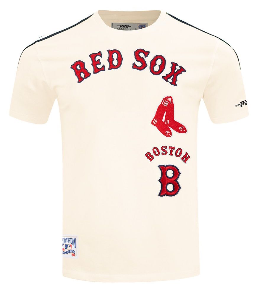 Pro Standard Men's Boston Red Sox Cream Retro Classic T-Shirt product image