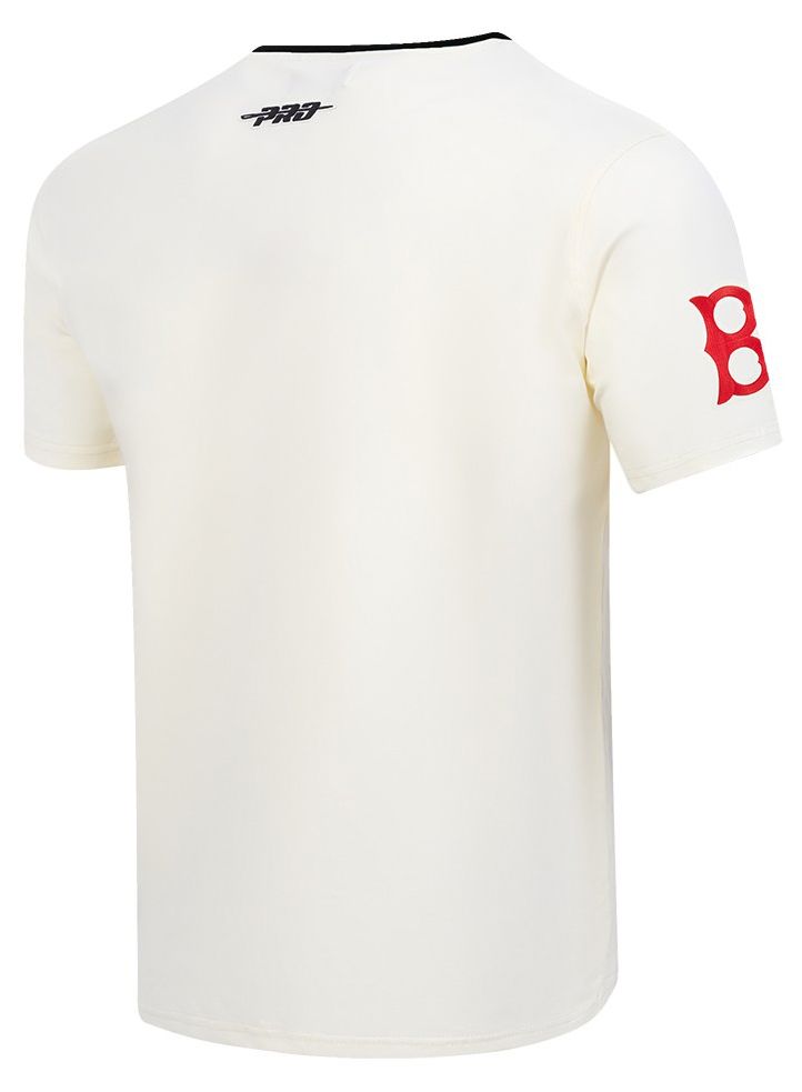 Pro Standard Men's Boston Red Sox Cream Modern Originals T-Shirt product image