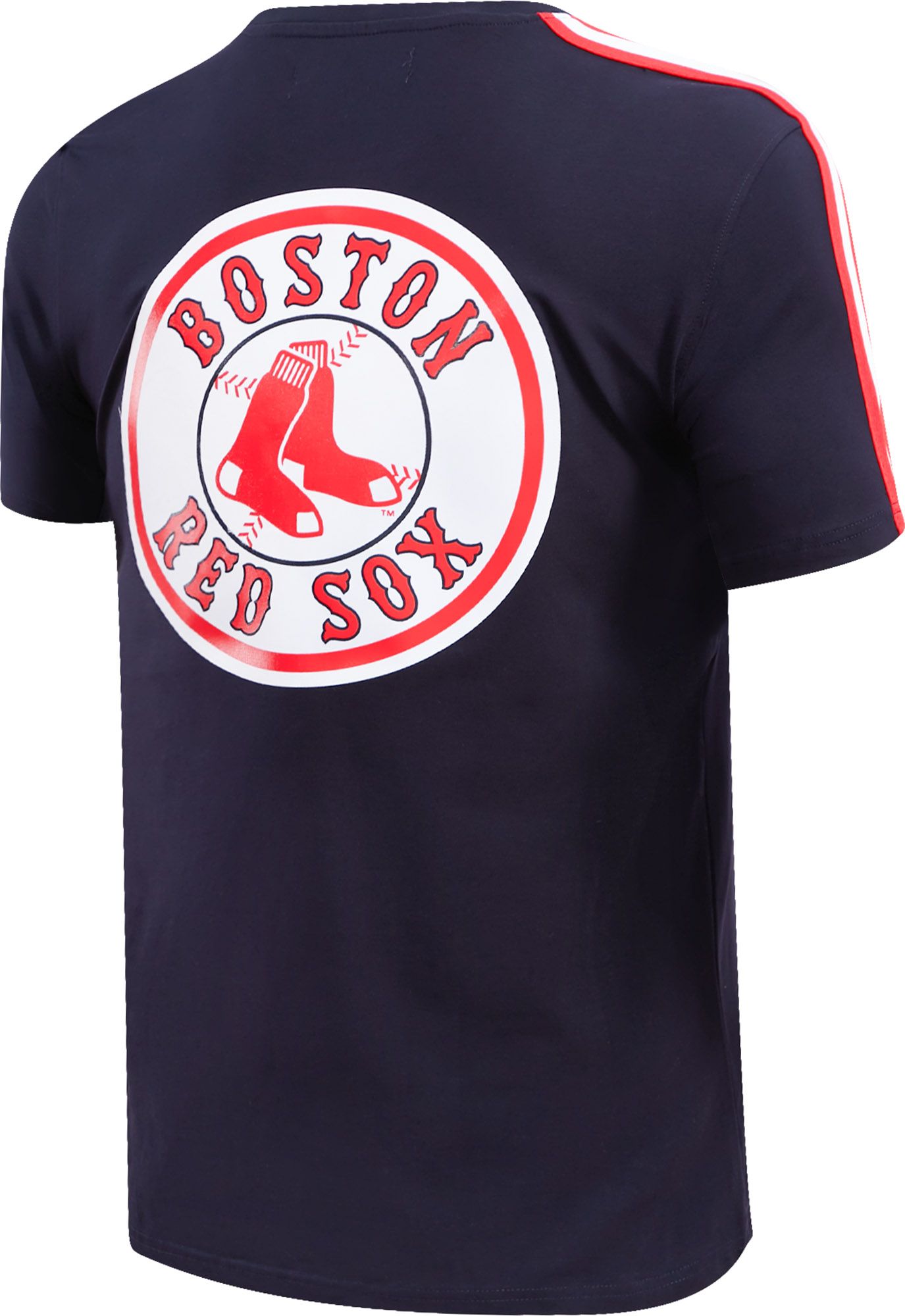 Pro Standard Men's Boston Red Sox Navy Mesh Taping T-Shirt product image