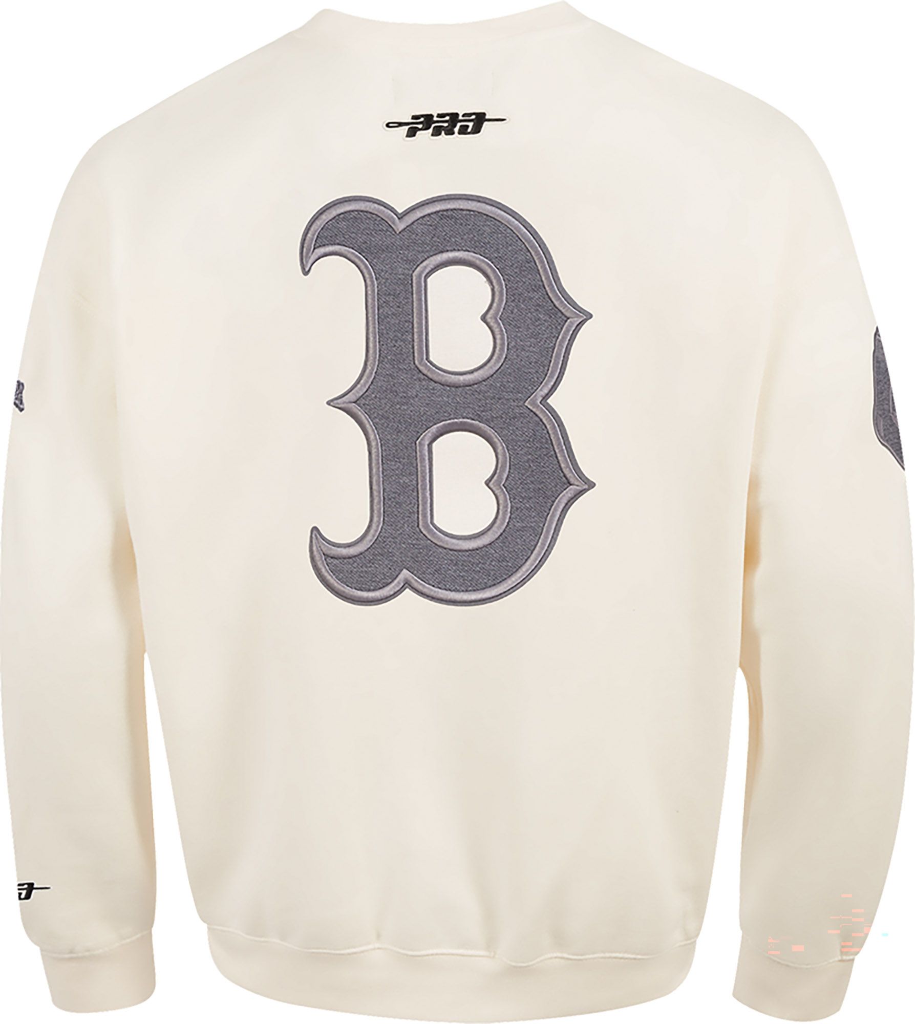 Pro Standard Men's Boston Red Sox Eggshell Reverse French Terry Crew Pullover Sweatshirt product image