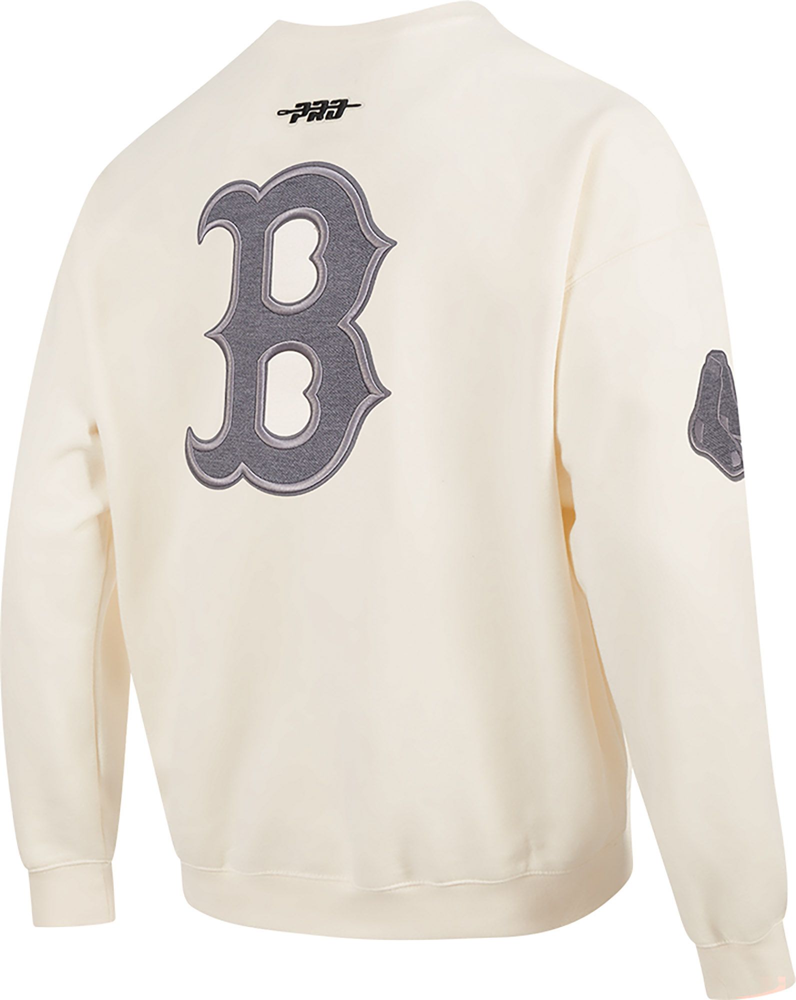 Pro Standard Men's Boston Red Sox Eggshell Reverse French Terry Crew Pullover Sweatshirt product image