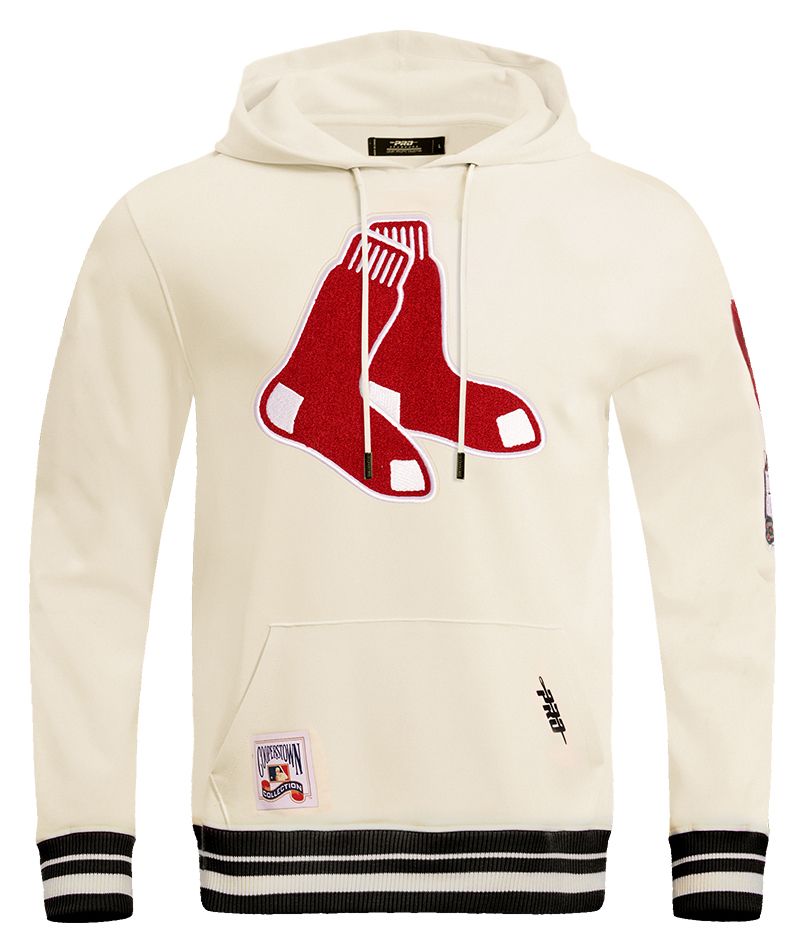 Pro Standard Men's Boston Red Sox Cream Retro Pullover Hoodie product image