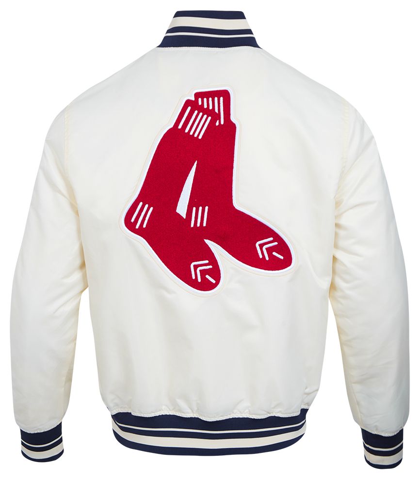 Pro Standard Men's Boston Red Sox Cream Satin Jacket product image