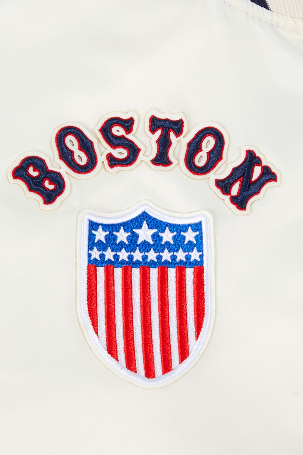 Pro Standard Men's Boston Red Sox Cream Satin Jacket product image