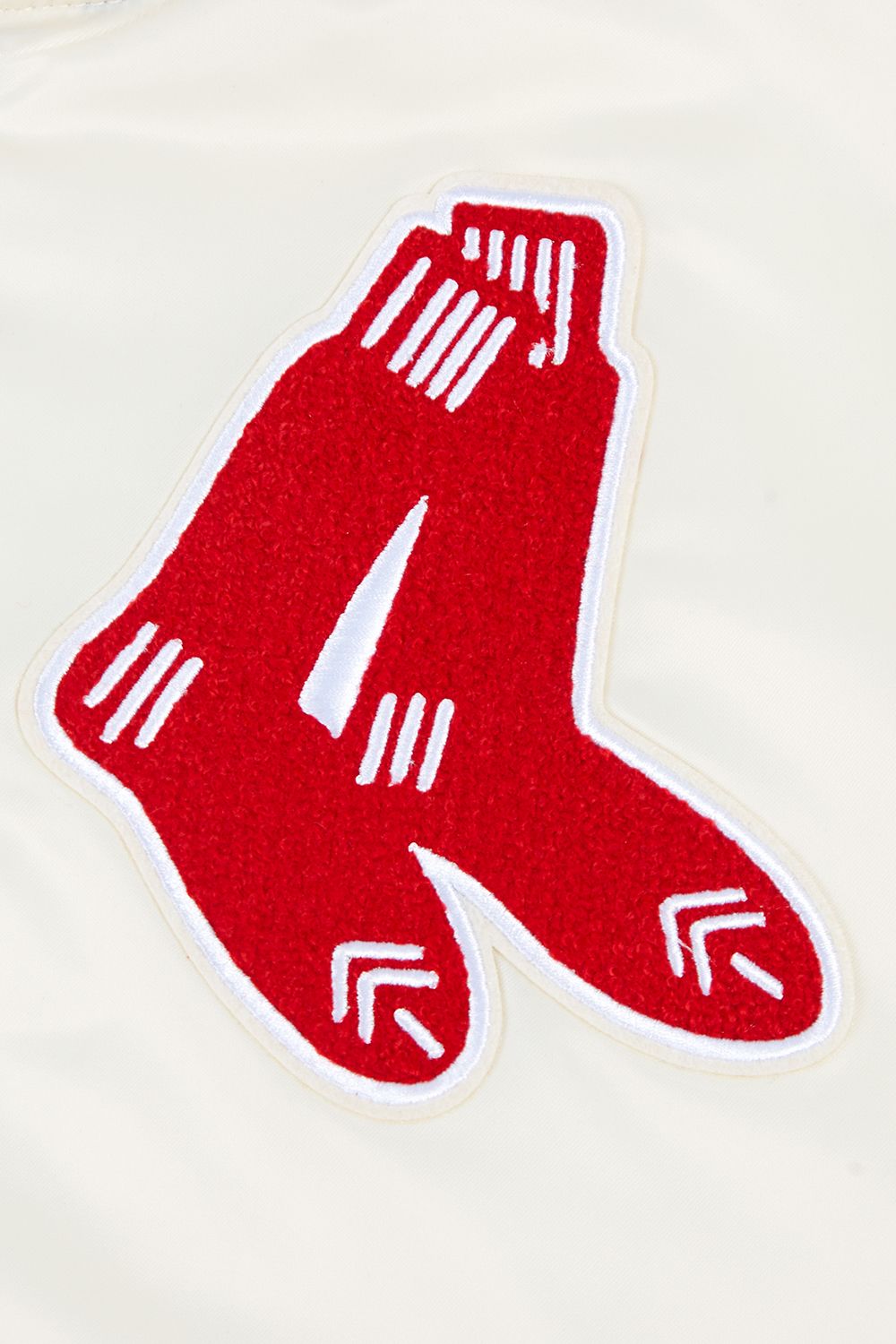 Pro Standard Men's Boston Red Sox Cream Satin Jacket product image