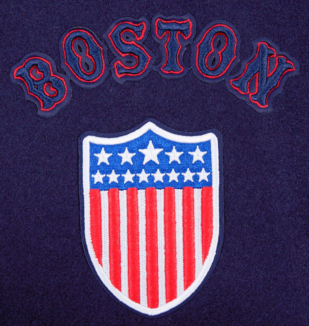 Pro Standard Men's Boston Red Sox Navy Retro Classic Jacket product image