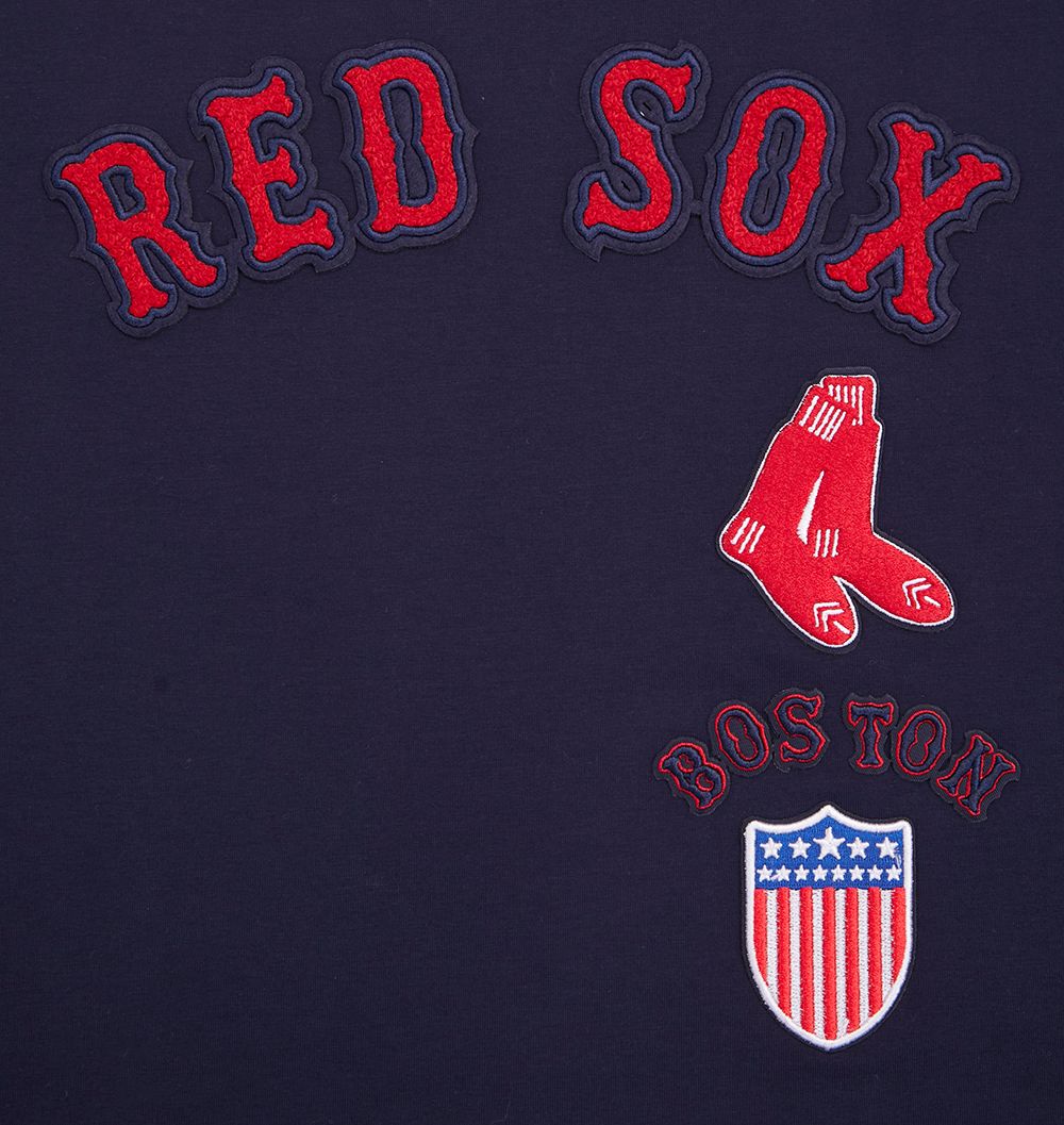 Pro Standard Women's Boston Red Sox Navy Boxy T-Shirt product image