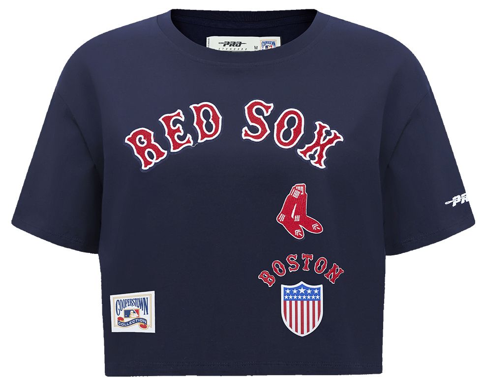 Pro Standard Women's Boston Red Sox Navy Boxy T-Shirt product image