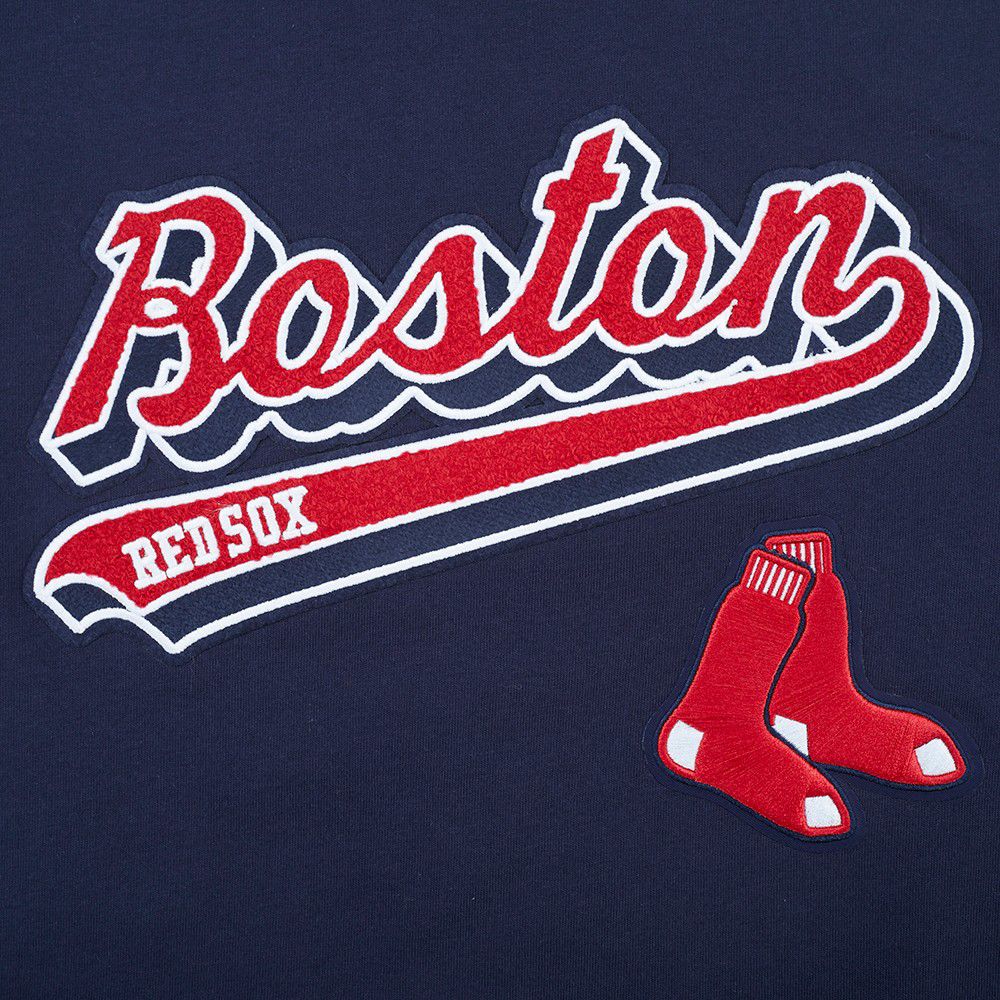 Pro Standard Youth Boston Red Sox Midnight Navy Script Tail T-Shirt product image