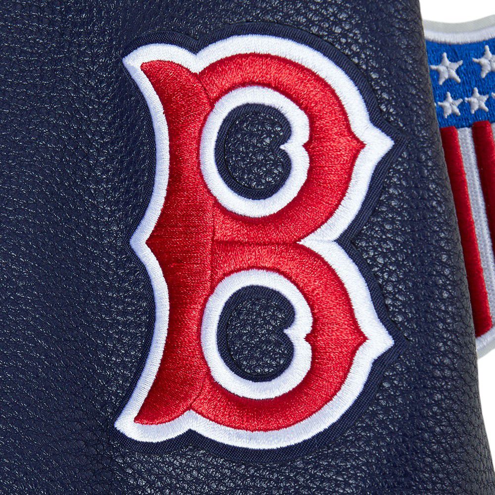 Pro Standard Youth Boston Red Sox Cream Classic Varsity Jacket product image