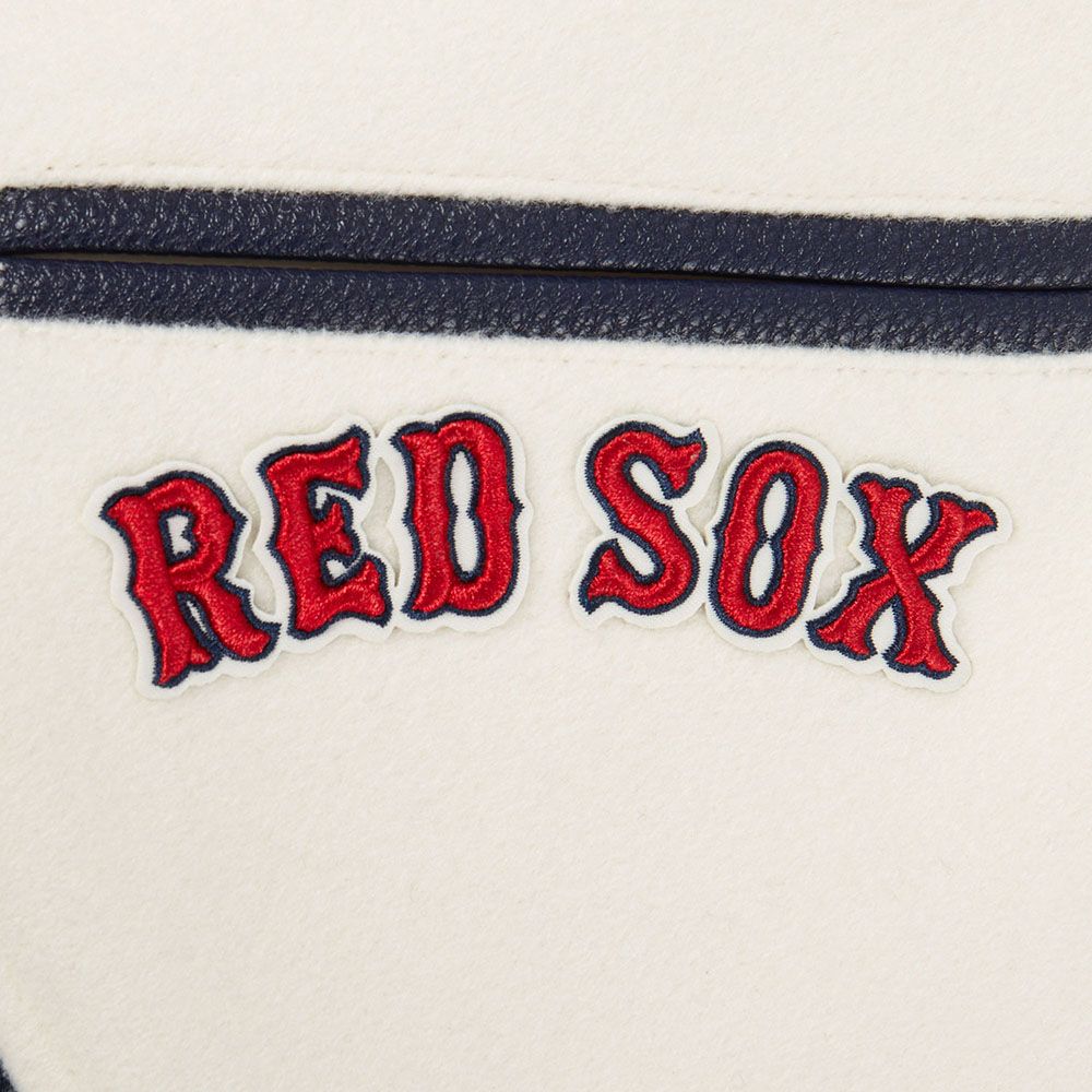 Pro Standard Youth Boston Red Sox Cream Classic Varsity Jacket product image