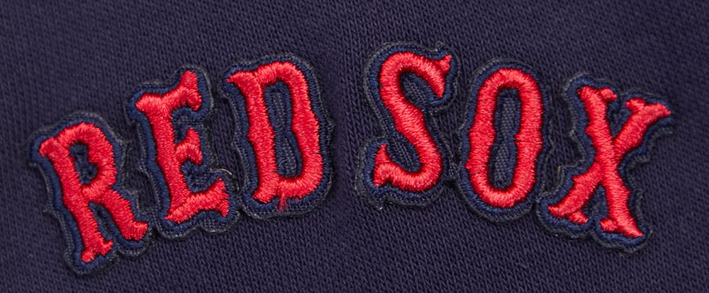 Pro Standard Women's Boston Red Sox Navy Cropped Hoodie product image