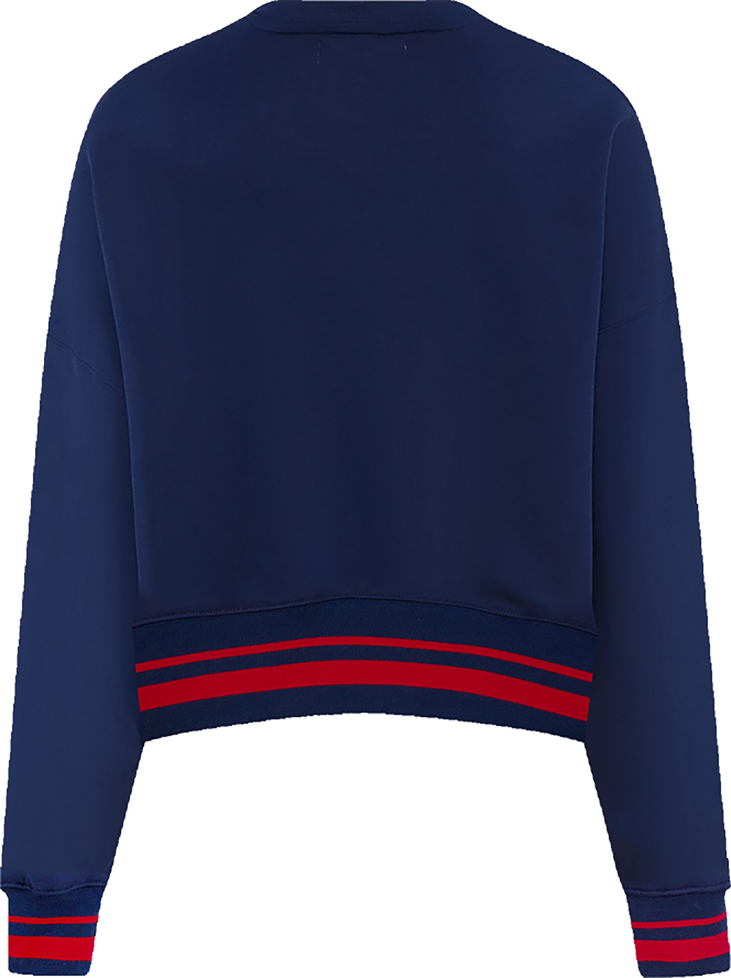 Pro Standard Women's Boston Red Sox Navy Logo Fleece Crew Neck Sweatshirt product image