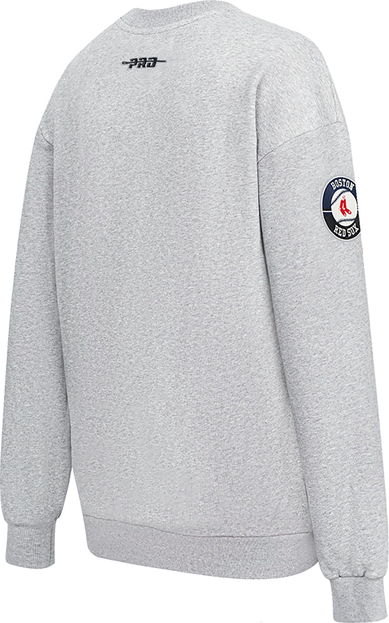 Pro Standard Women's Boston Red Sox Gray Modern Originals Fleece Crew Pullover Sweatshirt product image
