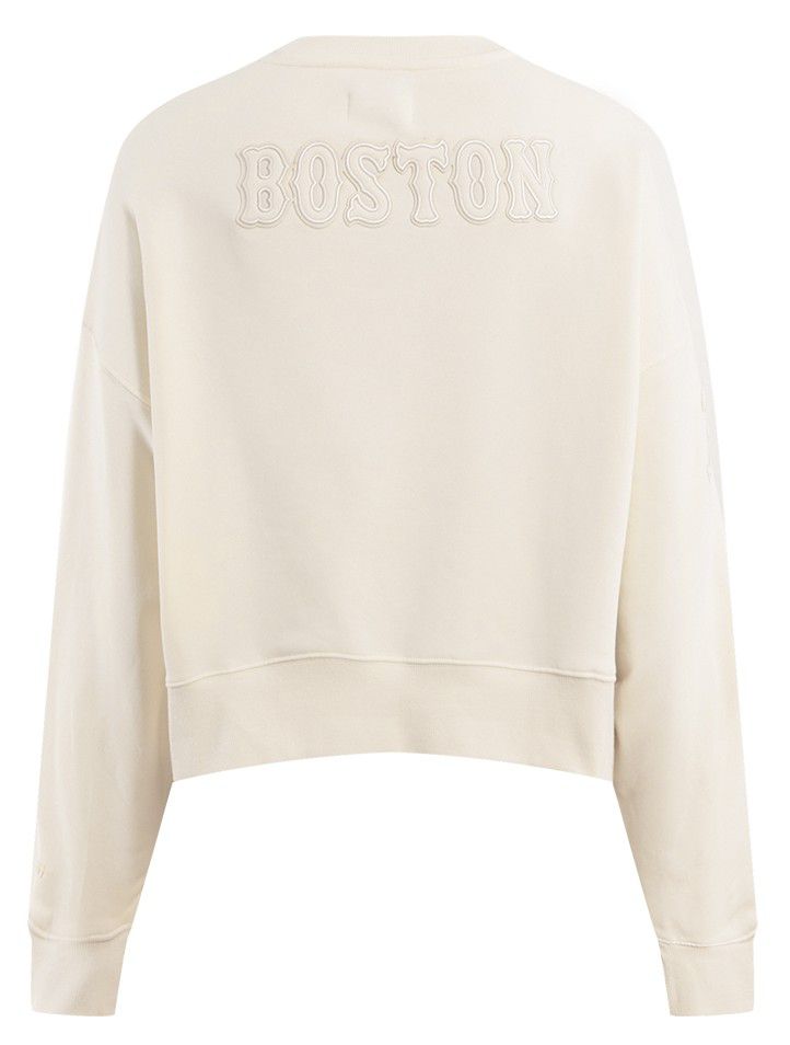 Pro Standard Women's Boston Red Sox Cream Classic Crewneck Sweatshirt product image
