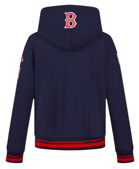 Pro Standard Boys' Boston Red Sox Navy Classic Fleece Pullover Hoodie product image