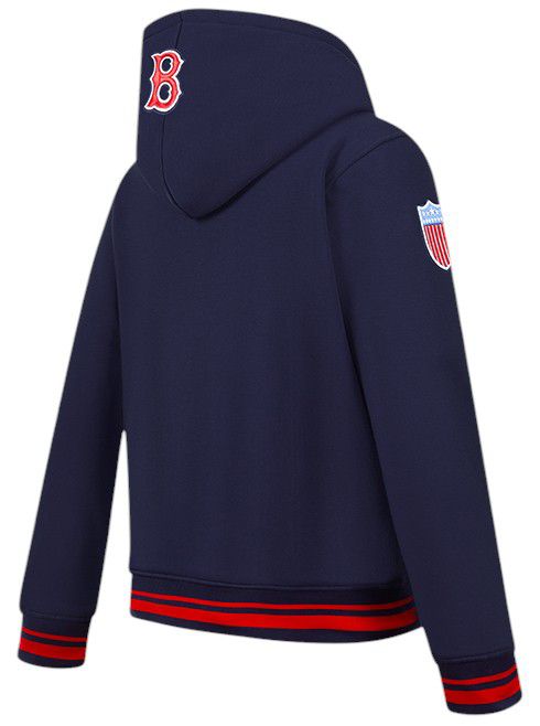 Pro Standard Boys' Boston Red Sox Navy Classic Fleece Pullover Hoodie product image