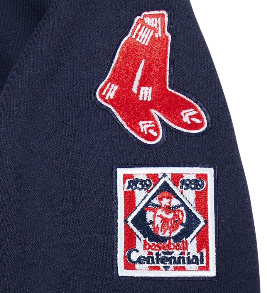 Pro Standard Boys' Boston Red Sox Navy Classic Fleece Pullover Hoodie product image