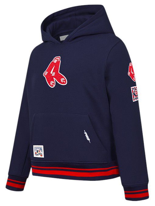 Pro Standard Boys' Boston Red Sox Navy Classic Fleece Pullover Hoodie product image