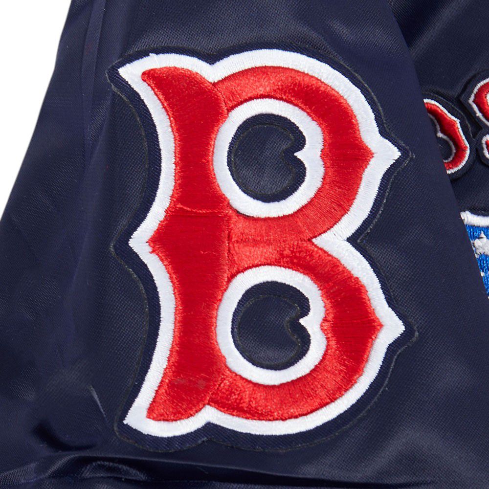 Pro Standard Boys' Boston Red Sox Navy Classic Satin Jacket product image