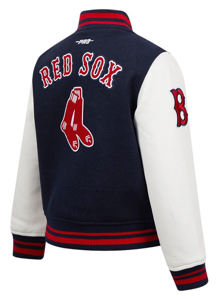 Pro Standard Boys' Boston Red Sox Navy Classic Satin Jacket product image
