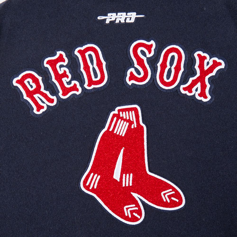 Pro Standard Boys' Boston Red Sox Navy Classic Satin Jacket product image