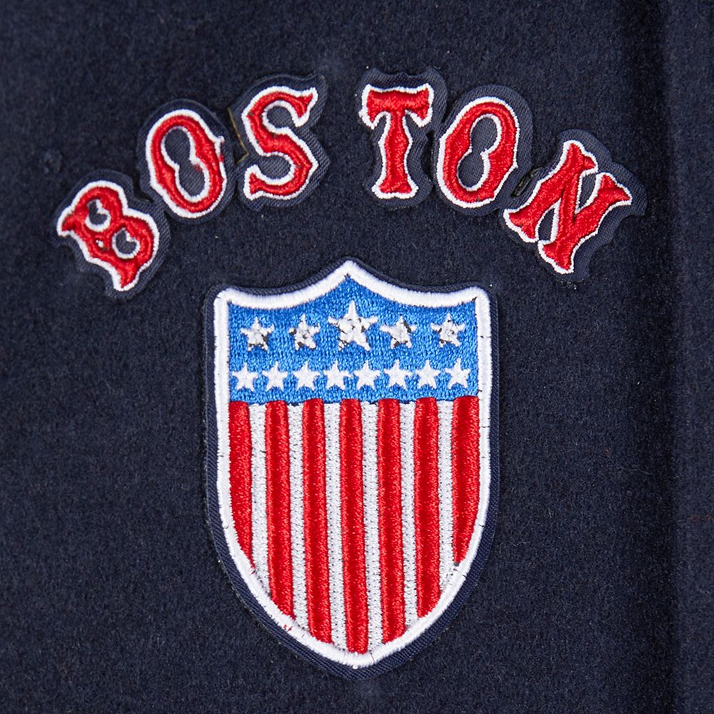 Pro Standard Boys' Boston Red Sox Navy Classic Satin Jacket product image