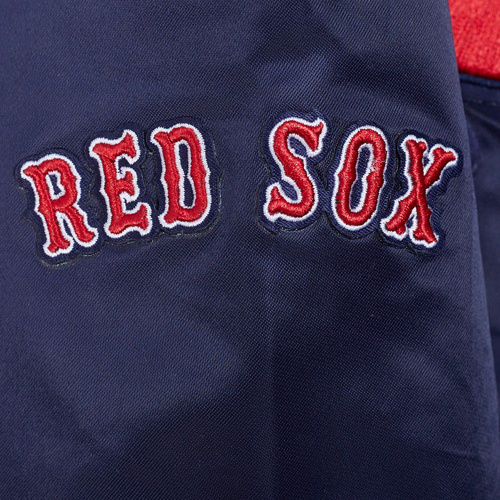 Pro Standard Toddler Boston Red Sox Navy Satin Jacket product image