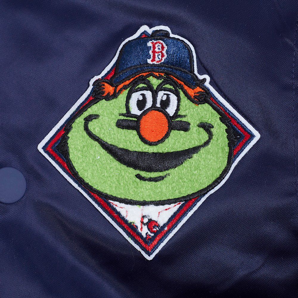 Pro Standard Toddler Boston Red Sox Navy Satin Jacket product image