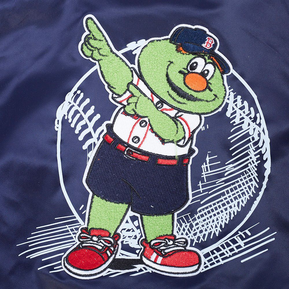 Pro Standard Toddler Boston Red Sox Navy Satin Jacket product image