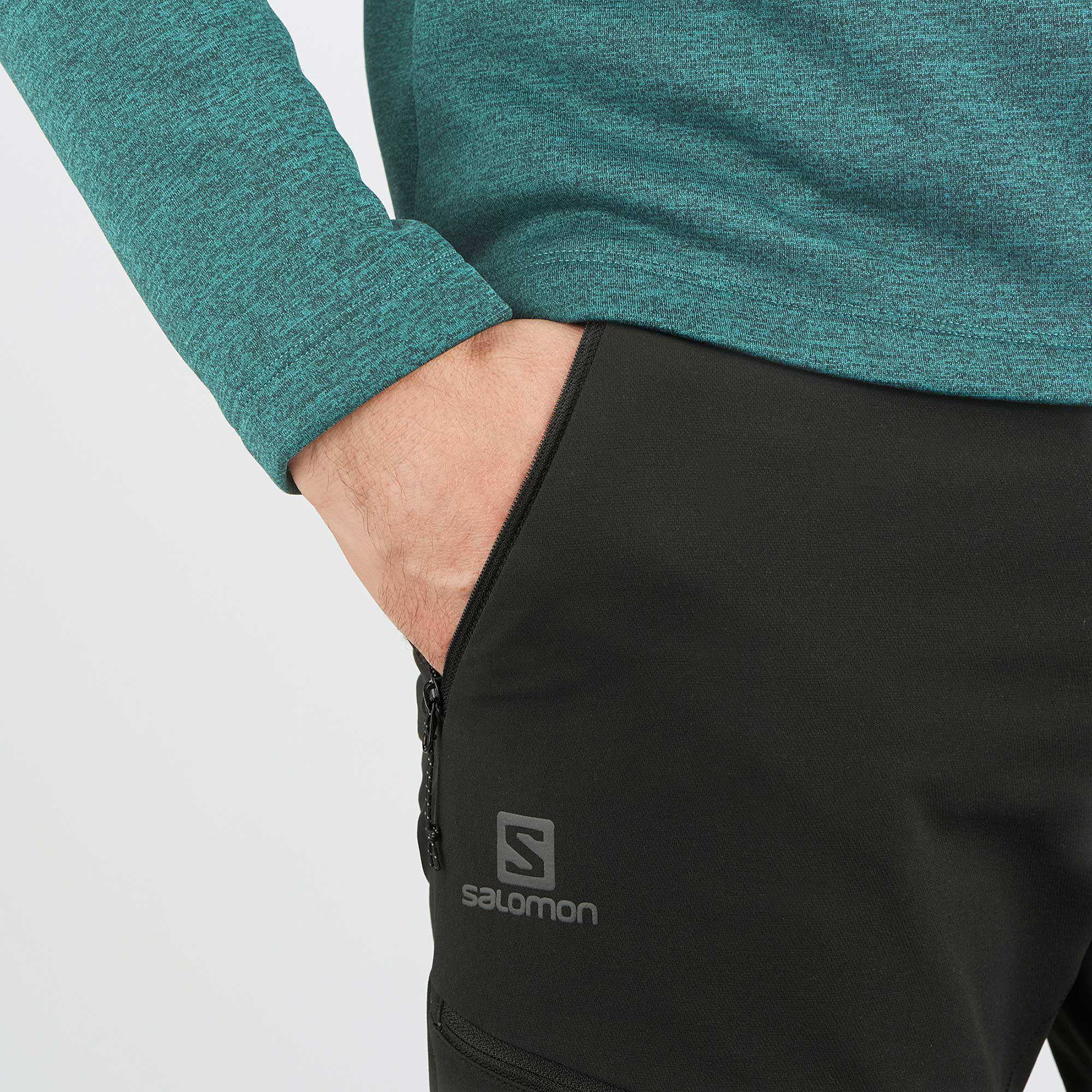 Salomon Men's Essential Lightwarm Full Zip Midlayer Fleece product image